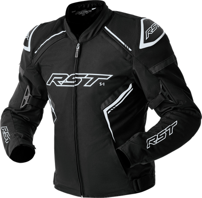 RST S1 D3o Textile Jacket in Black and White, Size XS