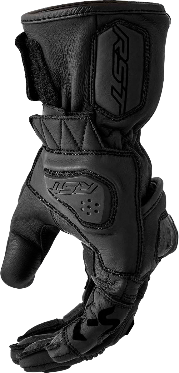 RST Women's S1 Black Leather Gloves - Size Small
