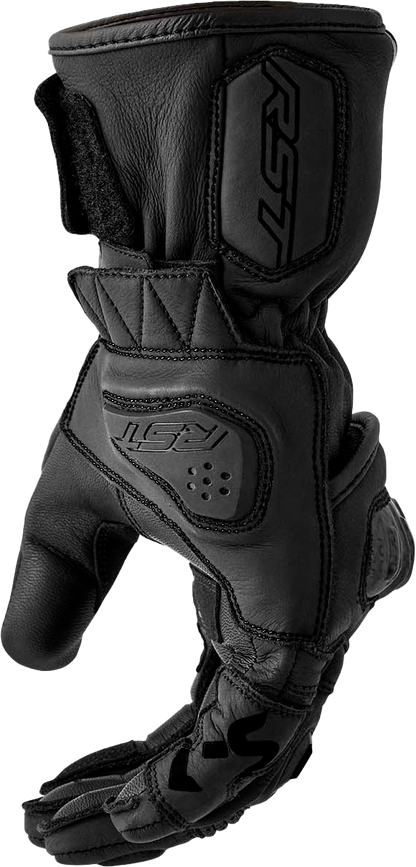 RST Women's S1 Black Leather Gloves - Size Small