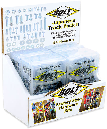 BOLT Japanese Style Track Pack II 6-Piece Fastener Kit - Part Number 2003-6JTP