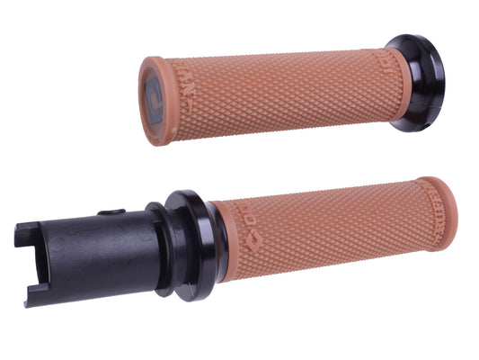 ODI Lock On Ruffian Grips with Gum Rubber and Black Cvo Finish - Part V30HTCGR-B