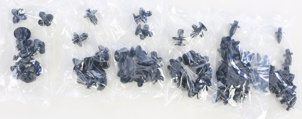 BOLT Rivet Assortment Pack - Part 2009-RIVETS, 80 Pieces for Automotive and DIY Projects