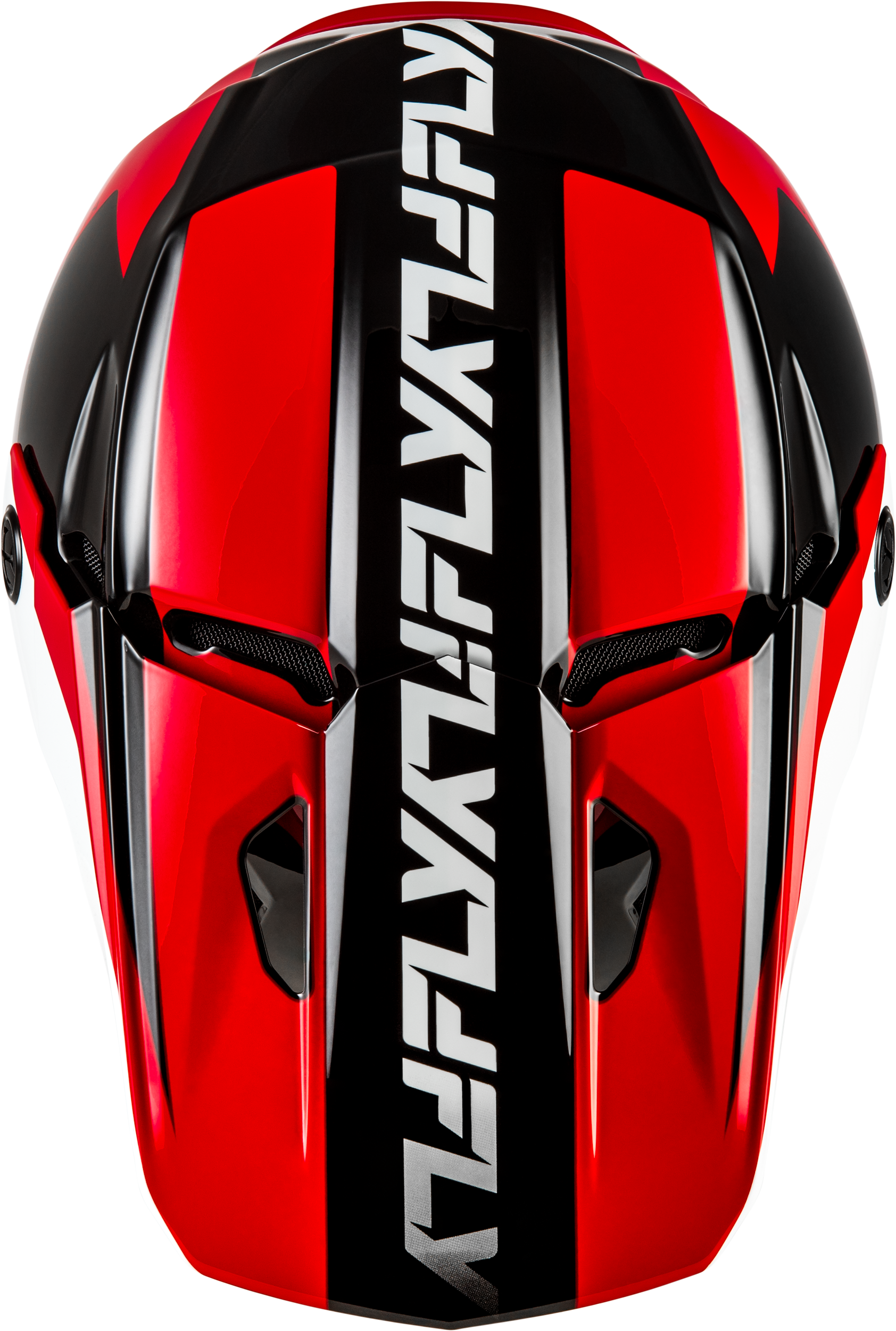 FLY Racing Kinetic Crest Helmet Red/Black/White - Model 73-86752X