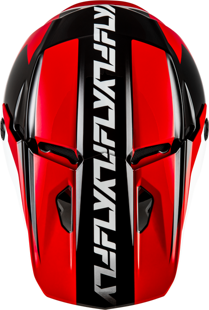 FLY Racing Kinetic Crest Helmet Red/Black/White - Model 73-86752X