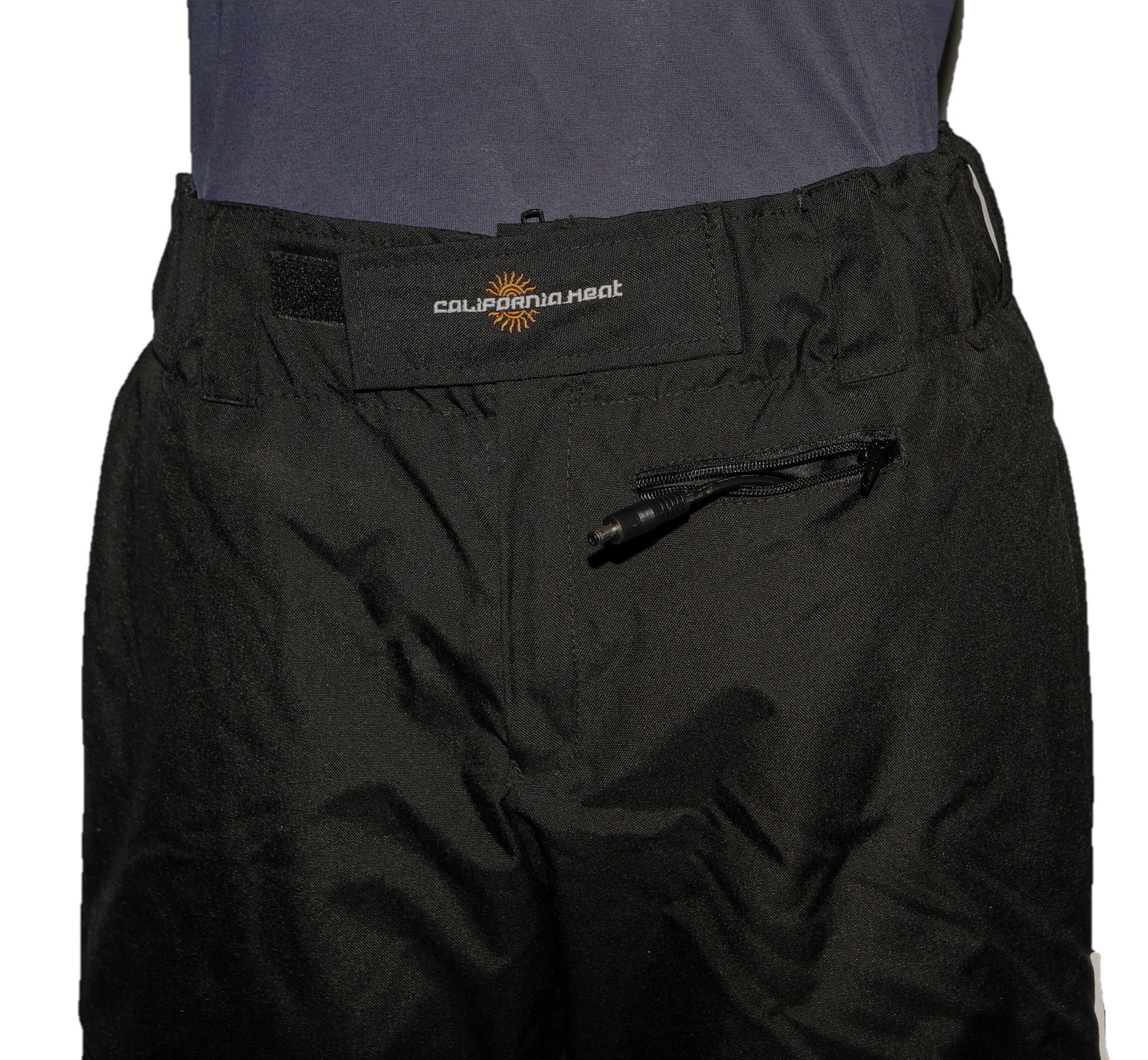 California Heat 12V Streetrider Outer Pants Black 2XL – Heated Motorcycle Gear with Level 1 Armor and Waterproof Design