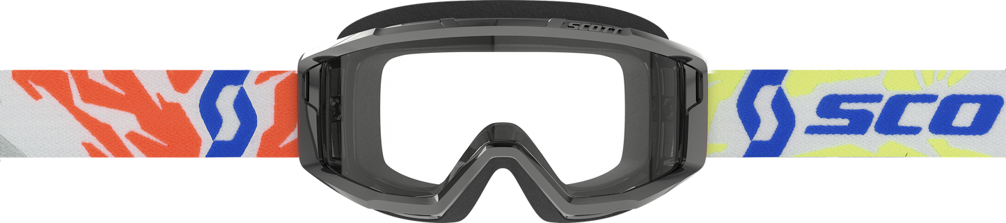 SCOTT Primal Youth Goggle Black Clear with TruView Lens and NoFog Anti-Fog Technology