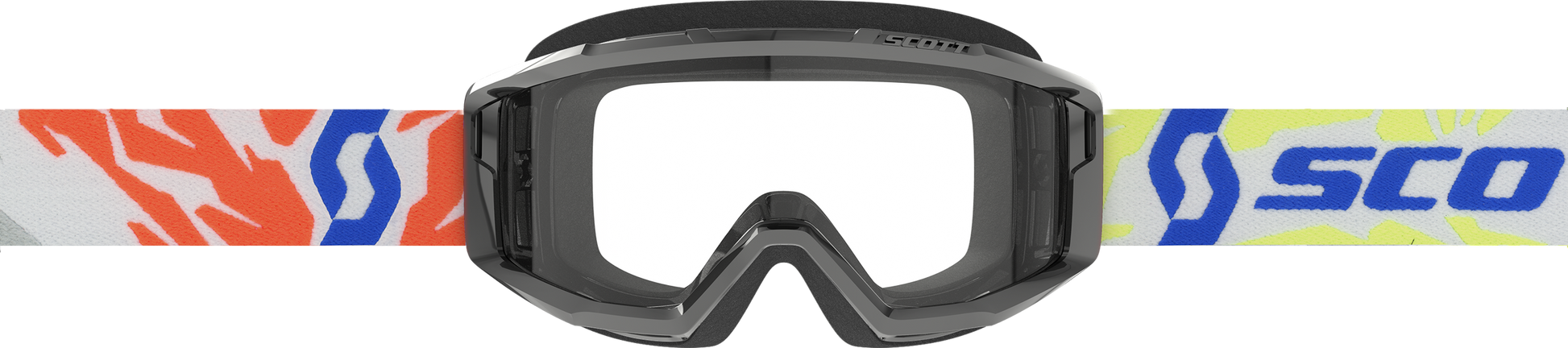 SCOTT Primal Youth Goggle Black Clear with TruView Lens and NoFog Anti-Fog Technology