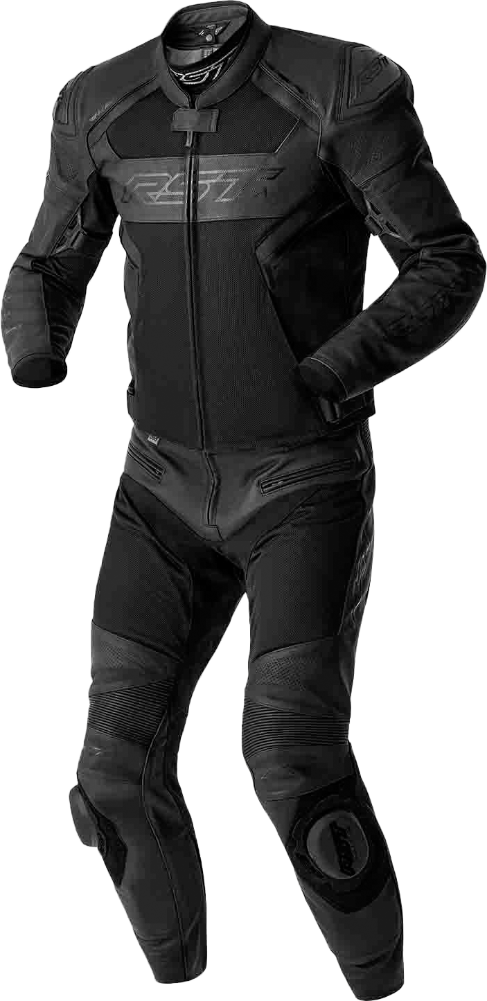 RST S1 D3o Mesh Leather Jacket Black XL – Premium Motorcycle Gear