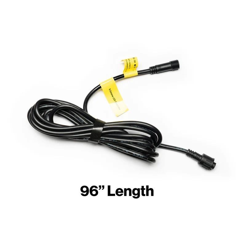 ECOXGEAR 96-Inch LED Extension Cable for Whips & Strips (Part ACC-LEDCABLE96)