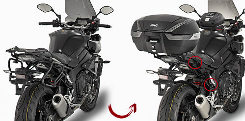 GIVI PLXR2129 Side Case Hardware V35 for Yamaha FZ-10 - Off-Road Aluminum Cases