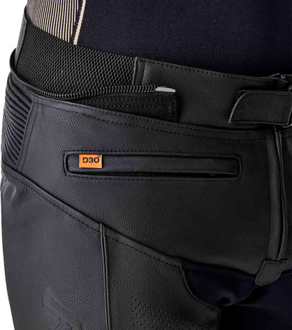 RST T2 D3o Leather Pants Black Medium - Durable Motorcycle Riding Gear