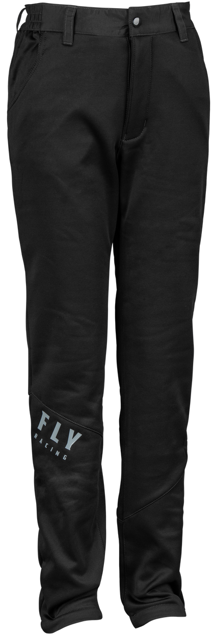 Fly Racing Women's Mid Layer Pants Black 3X - Moisture-Wicking, Four-Way Stretch Fleece