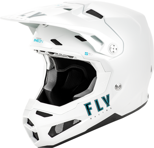FLY RACING YOUTH FORMULA S CARBON SOLID HELMET WHITE YL'YL