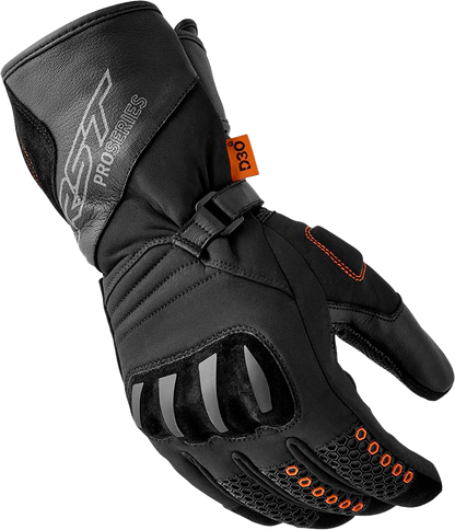 RST Women’s Artic D3O Waterproof Gloves - Black Textile XL
