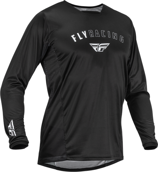 Fly Racing Patrol Jersey Black/White XL – Durable Off-Road Motorcycle Jersey