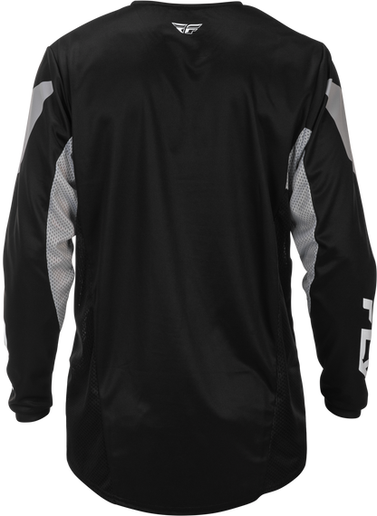 FLY RACING KINETIC JERSEY BLACK/GREY 2X'X