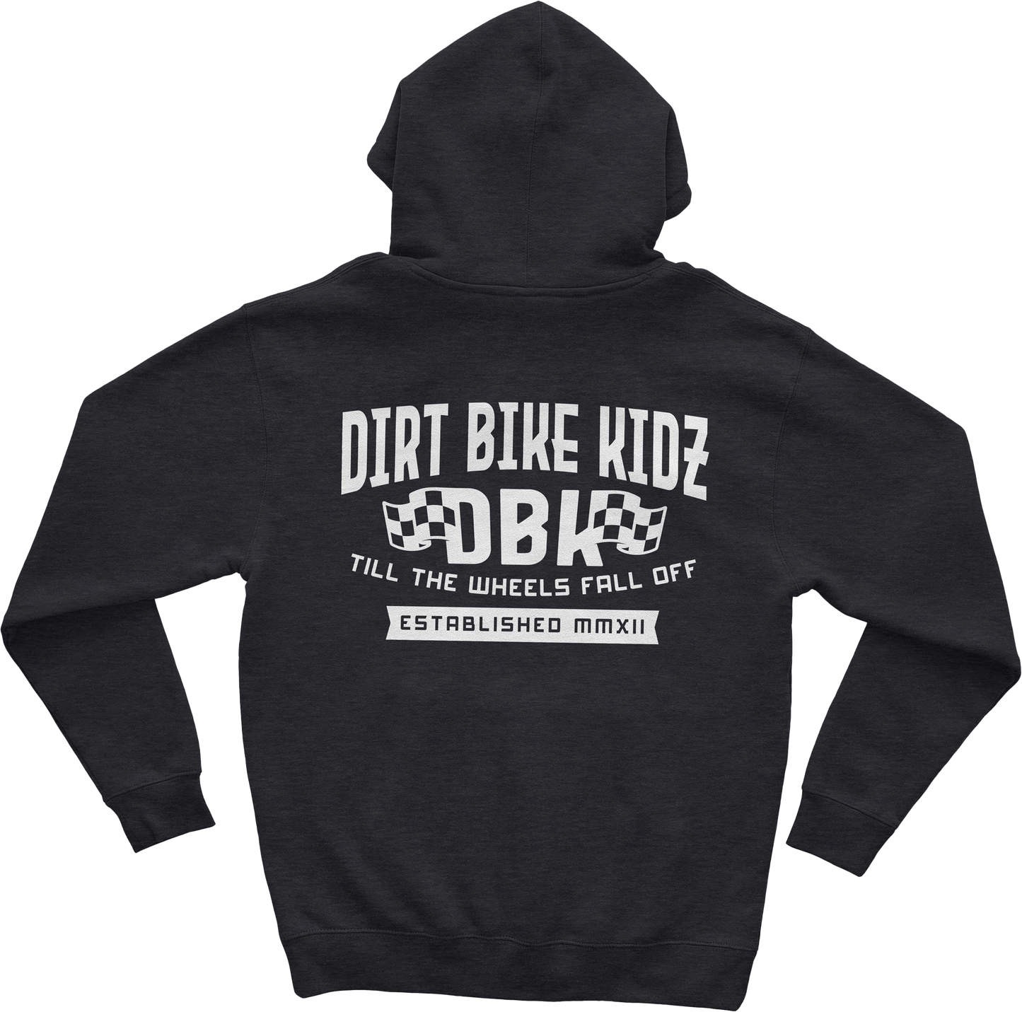 DBK Till The End Youth Hoodie Charcoal Large - Comfortable and Stylish Youth Apparel