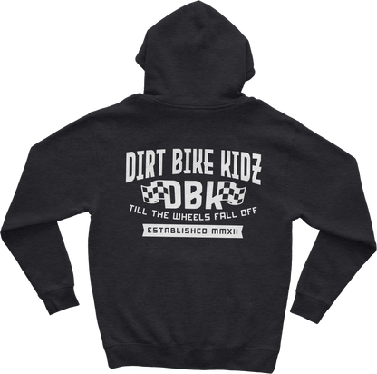 DBK Till The End Youth Hoodie Charcoal Large - Comfortable and Stylish Youth Apparel