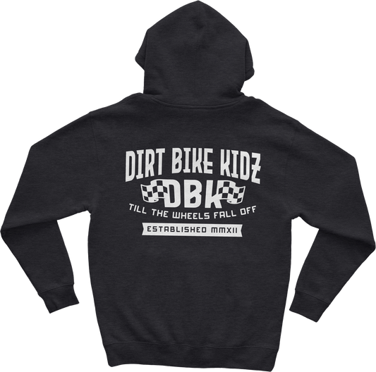 DBK Till The End Youth Hoodie Charcoal Large - Comfortable and Stylish Youth Apparel