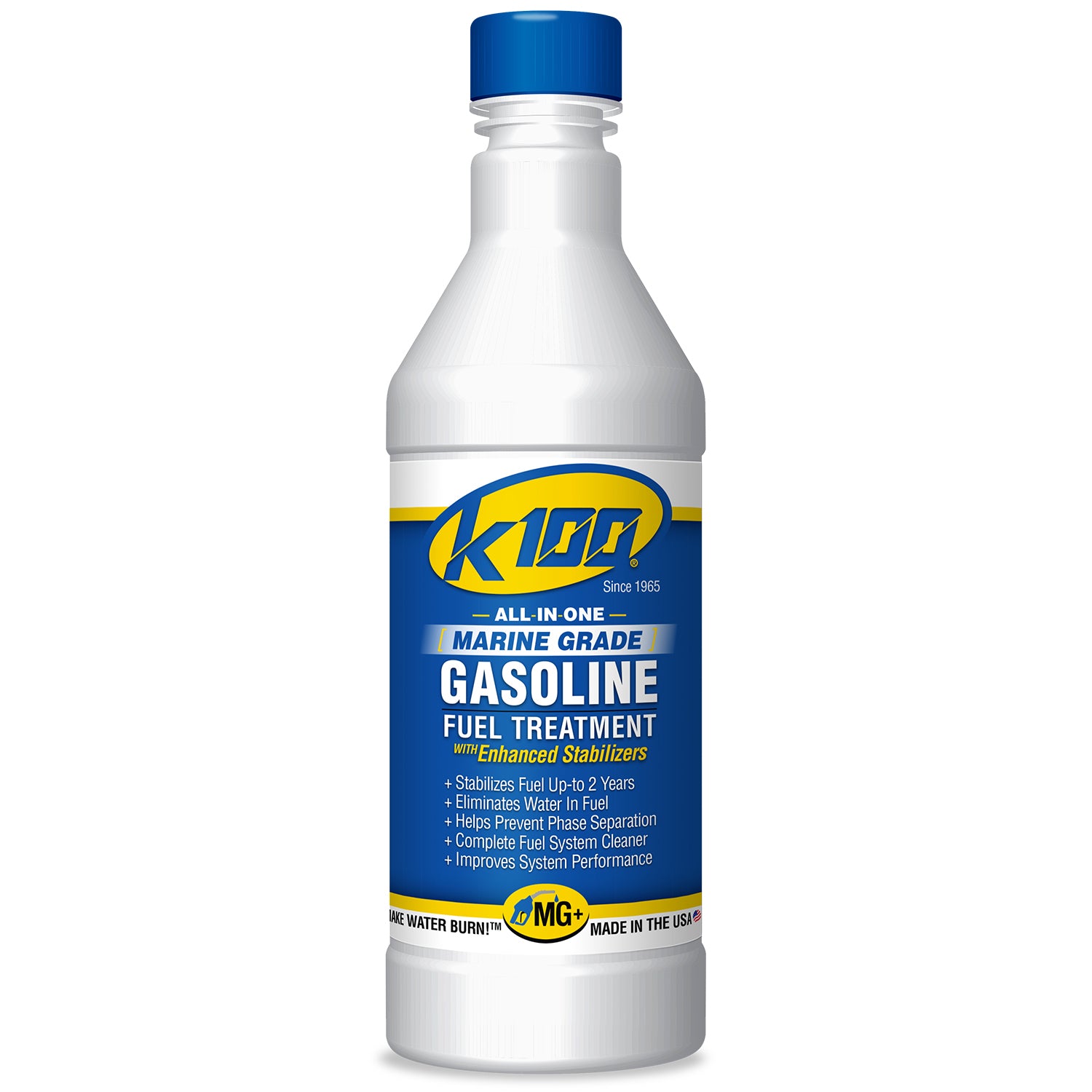 K100 K100-32MG Gas Treatment Marine - 32 oz Fuel System Cleaner and Stabilizer