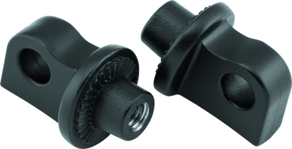 Kuryakyn Splined Peg Adapter Satin Black Part #kur8898 for Powersports Vehicles