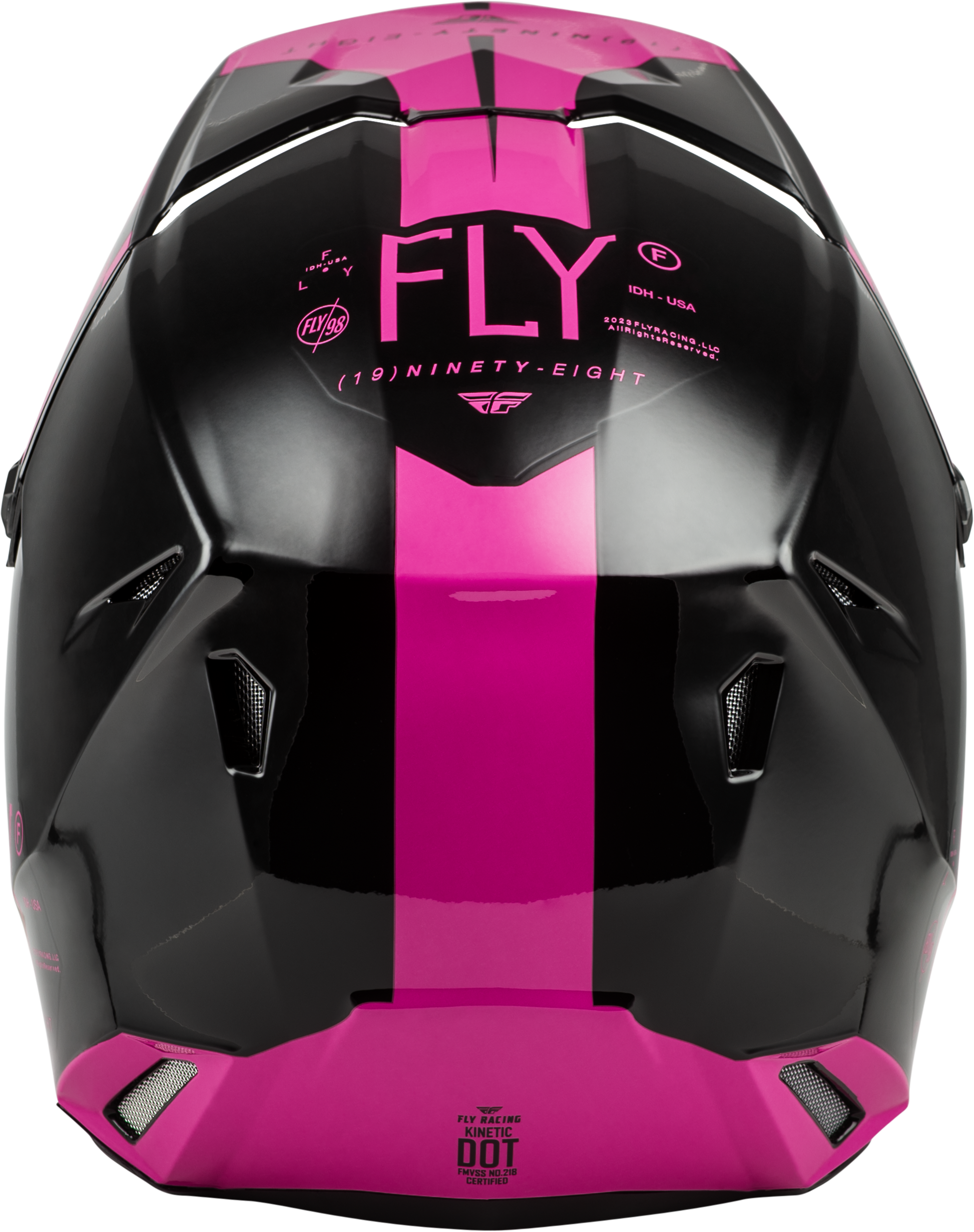 Kinetic Lite Rival Helmet Gloss Black/Pink 2x