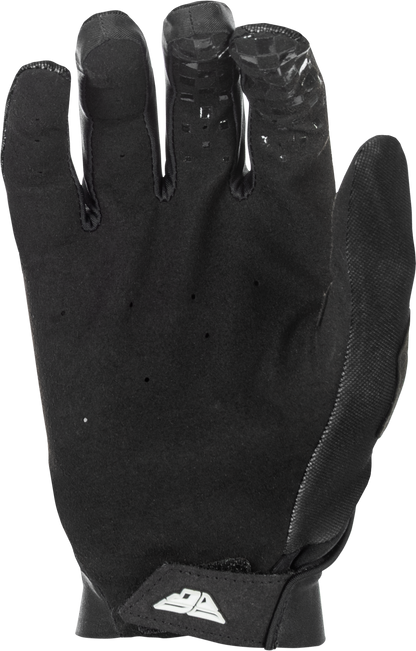 Fly Racing Pro Lite Gloves Black/White Large – Lightweight Race Gloves with Touch Screen Compatibility