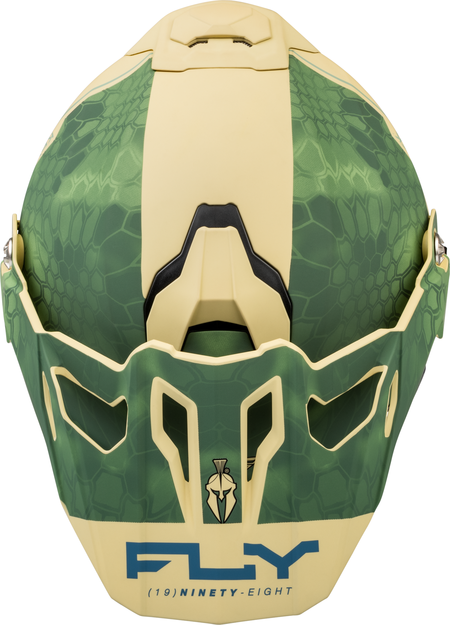 Fly Racing Trekker Kryptek Conceal Helmet Matte Tan/Sage/Black 2X – DOT & ECE Approved Motorcycle Helmet with Drop-down Sunshade and Removable Interior