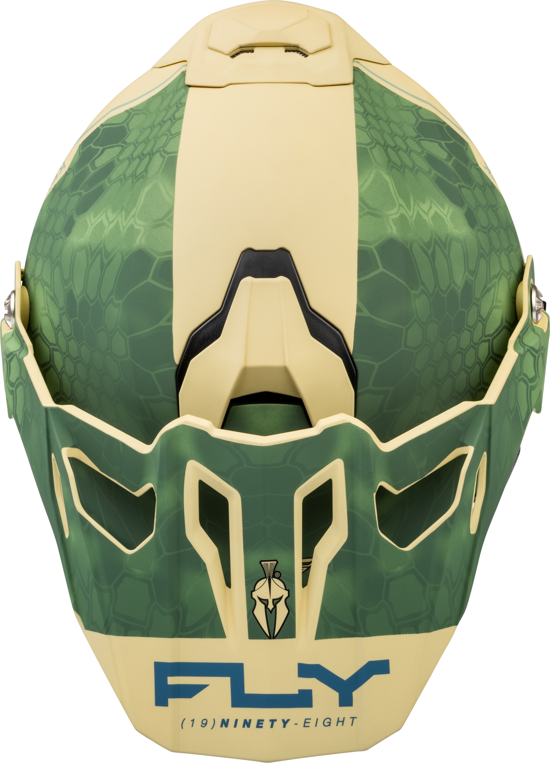 Fly Racing Trekker Kryptek Conceal Helmet Matte Tan/Sage/Black 2X – DOT & ECE Approved Motorcycle Helmet with Drop-down Sunshade and Removable Interior
