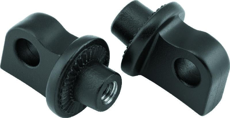 Kuryakyn Splined Peg Adapter Satin Black Part #kur8898 for Powersports Vehicles