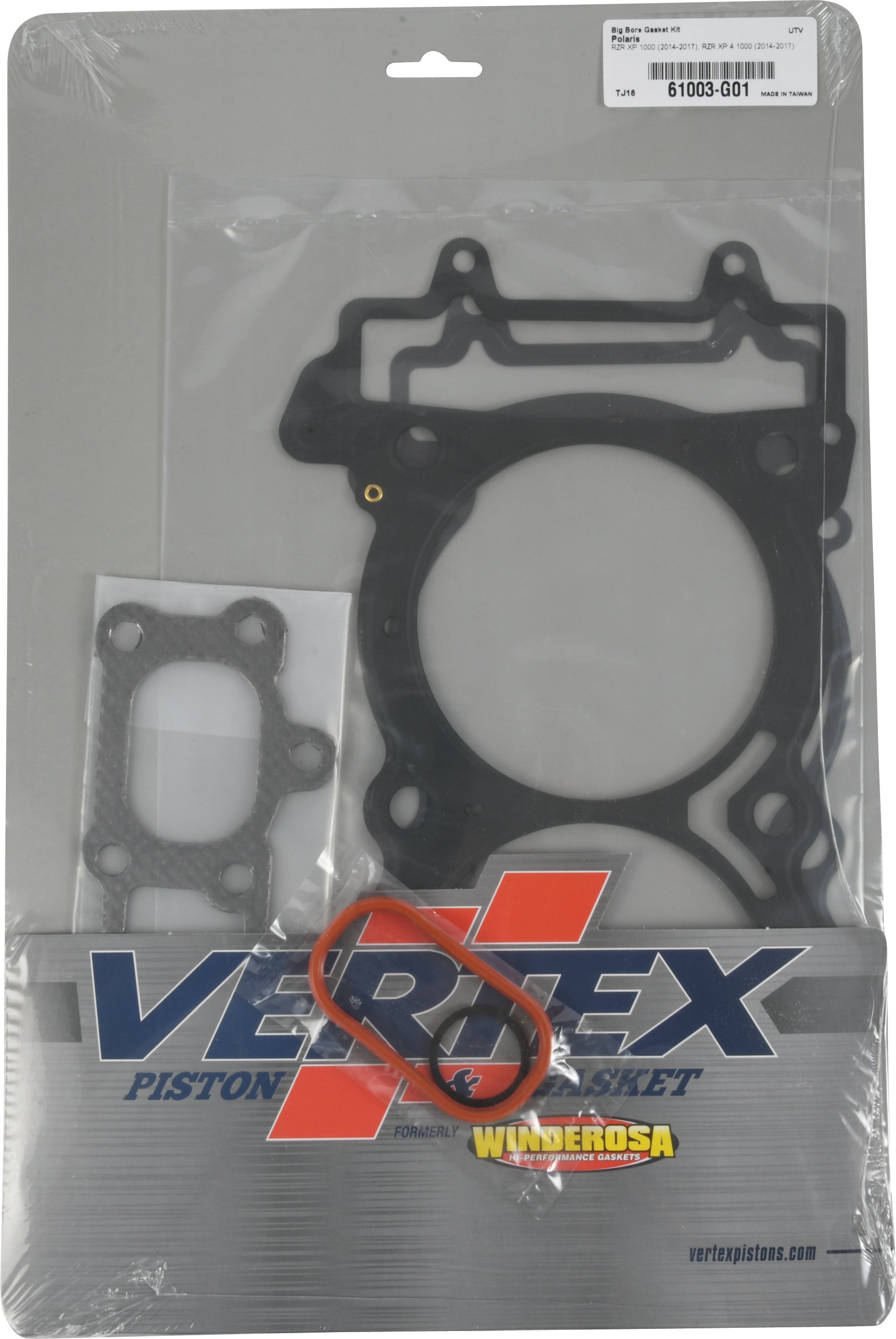 CYLINDER WORKS Part 61003-G01 Top End Gasket Kit for Polaris Vehicles