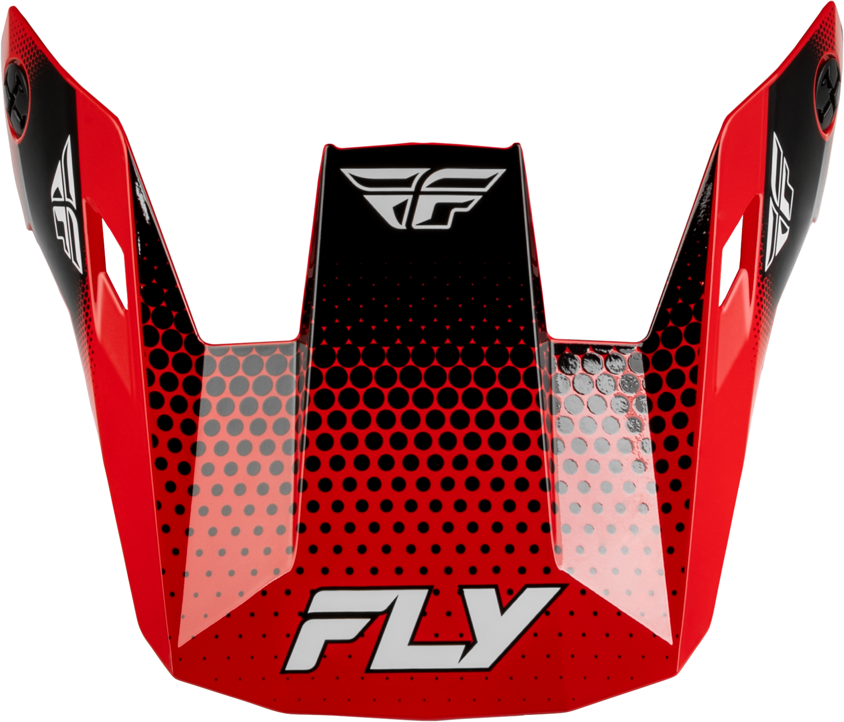 Fly Racing Rayce Sonar Helmet Visor Red, Black & White - Size XS-LG