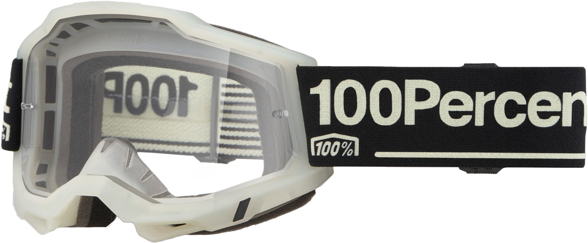 100-Percent Accuri 2 Goggle with Glow Clear Lens - Enhanced Visibility and Comfort