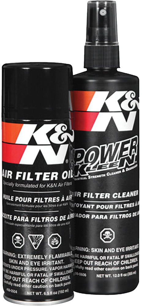K&N Recharger Filter Care Service Kit Part 99-5000 for Air Filter Maintenance