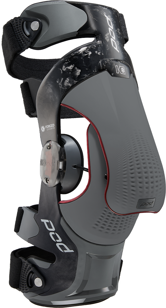 POD K8 3.0 Knee Brace Carbon Right Middle - Advanced Carbon/Graphite Support