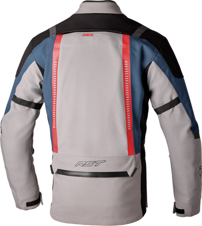 RST Ps Vulcan CE Jacket in Silver and Blue Textile XL - Part #103582SIL-46