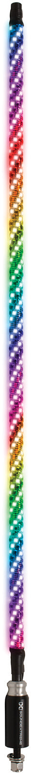 ECOXGEAR 4' LED Lighted Quick Release Magnetic Whip w/4 - Zone Remote LED Cast Waterproof - Kelly Motorsports