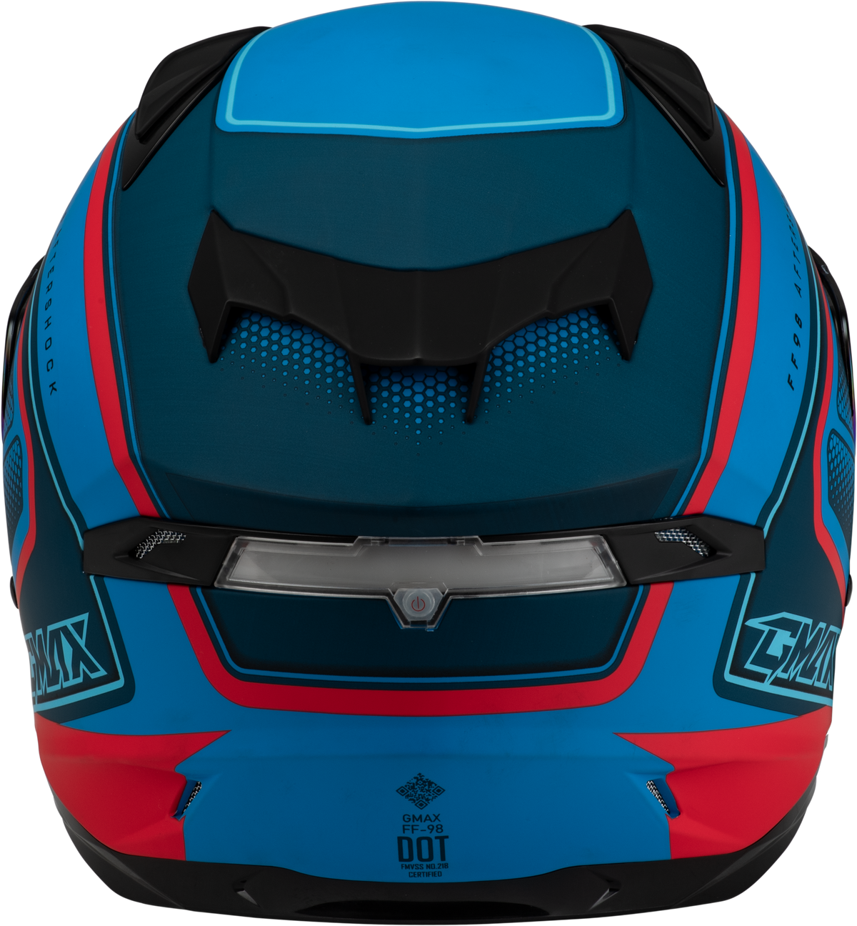 Ff 98 Aftershock Helmet Matte Blue/Red 2x