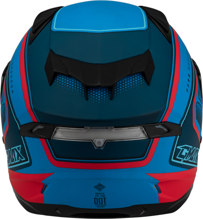 Ff 98 Aftershock Helmet Matte Blue/Red 2x