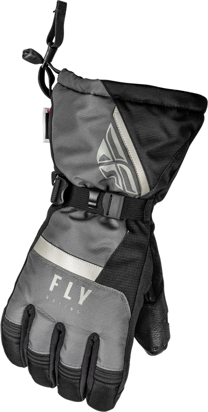 Fly Racing Cascade Gloves Black and Grey Small - Durable Motorcycle Hand Protection