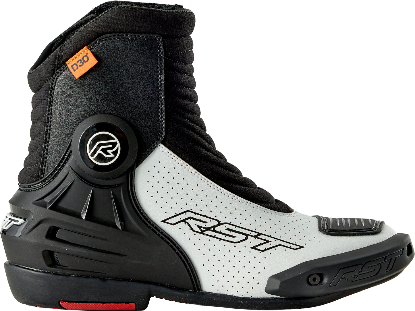 RST Tractech Evo D3o Short Boot Black/White - Size 8