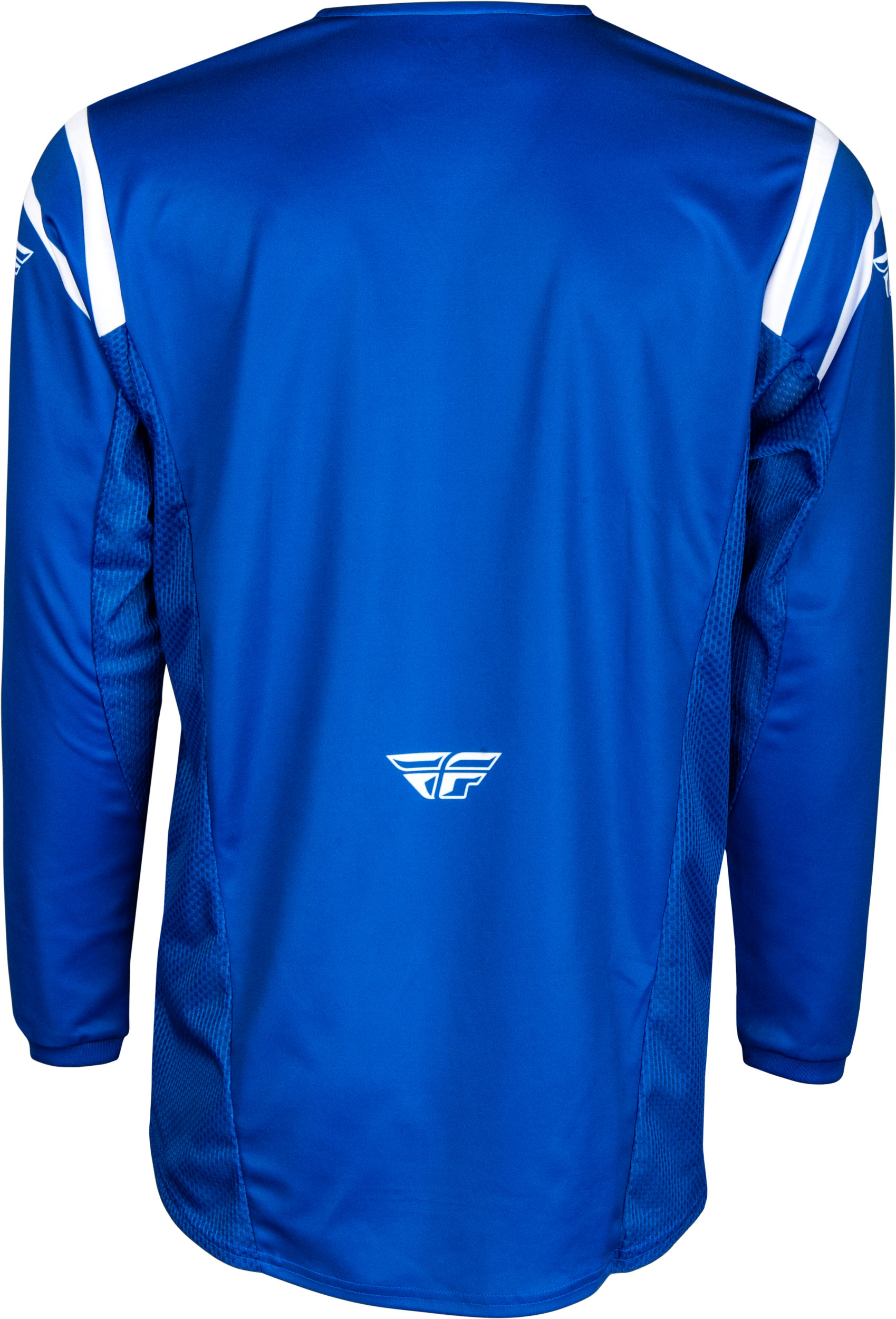 Fly Racing Kinetic Center Jersey Navy/White Medium - Performance Motorcycle Jersey