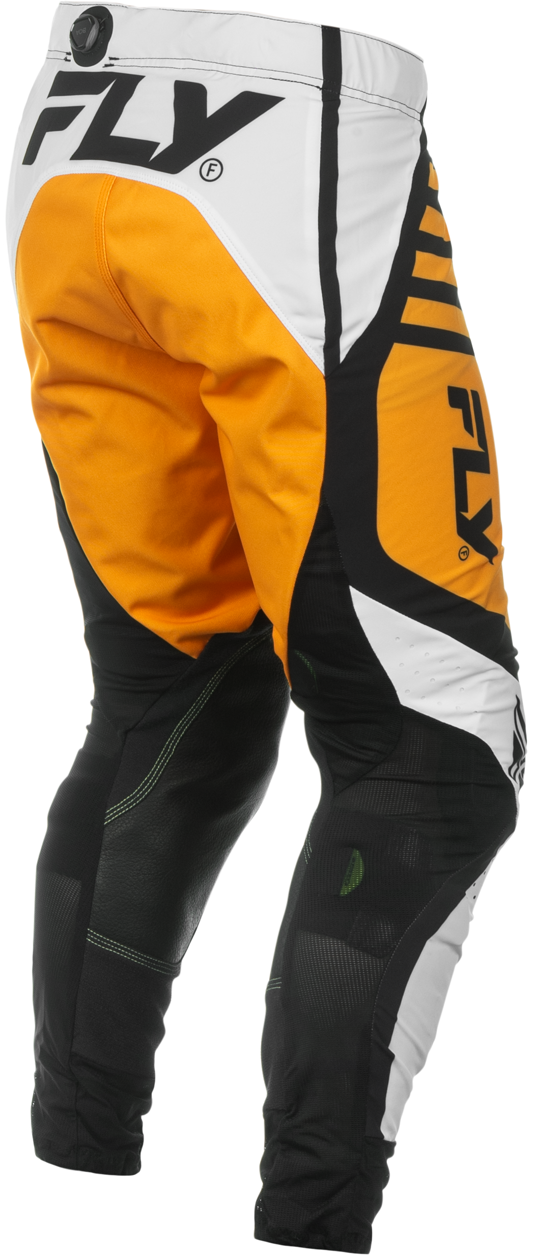 Fly Racing Lite Pants White/Black/Mustard Size 30 – Lightweight Motorcycle Riding Pants with Advanced Comfort and Protection