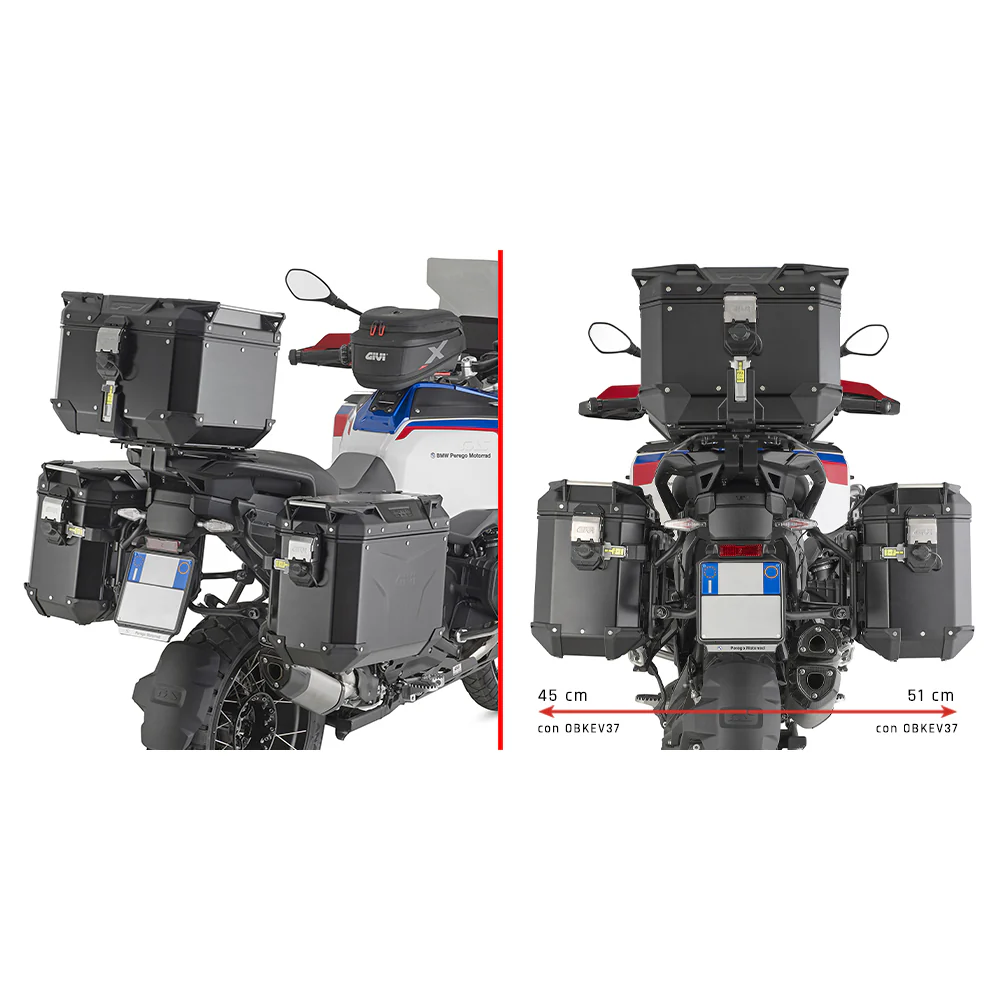GIVI PLO5146CAM Monokey Side Case Hardware for BMW Off-Road Adventure Cases