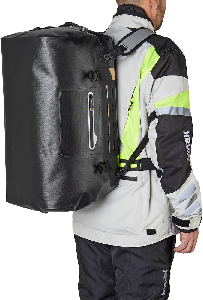 GIVI Canyon Adv Cargo Bag 40L Black – Waterproof Motorcycle Storage with Quick Release and Reflective Features