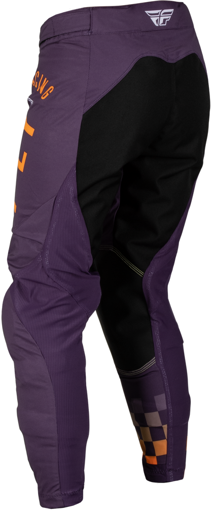 Fly Racing Women's Lite Pants Deep Purple/White/N Coral Size 0/2 – Lightweight Athletic Pants with Comfort Mesh Liner
