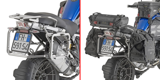 GIVI PL5112B Side Case Hardware Monokey for BMW - Durable Aluminum and Polypropylene Construction