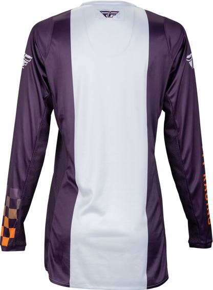 Fly Racing Women’s Lite Jersey Deep Purple, White & Neon Coral - Part 377-6212X