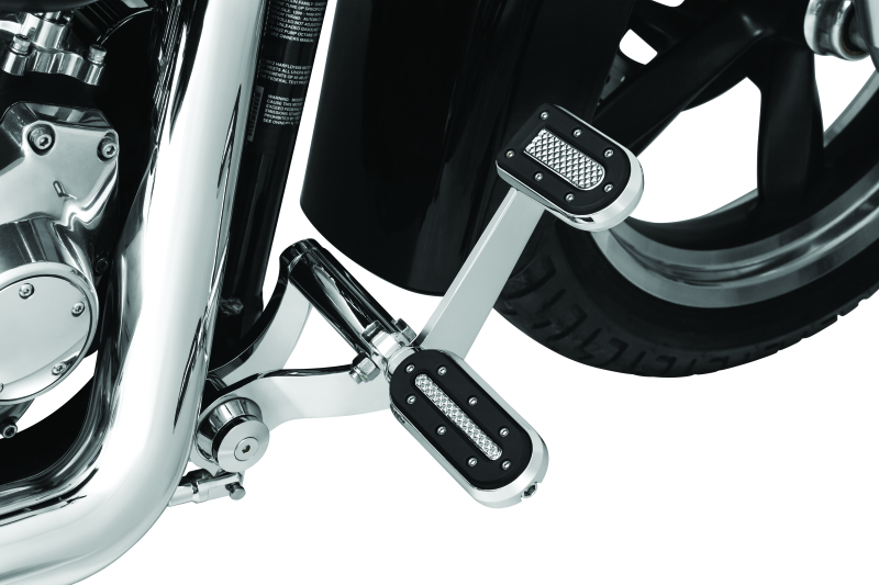Kuryakyn Heavy Industry Brake Pedal Pad for Harley Davidson FX Models - Part Number kur7037