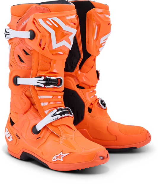 ALPINESTARS TECH 10 SUPERVENTED ORANGE FLUO/BLACK/WHITE 10